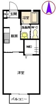 シャーメゾン東春日の間取り画像