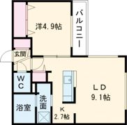 ao akua CTS (アオアクアシーティーエス)の間取り画像