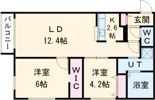 ao akua CTS (アオアクアシーティーエス)の間取り画像