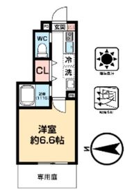 クロストラーダ国立の間取り画像