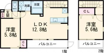 グルーブメゾン須磨離宮の間取り画像
