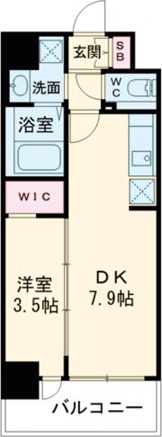 Alivis堺浜寺の間取り画像