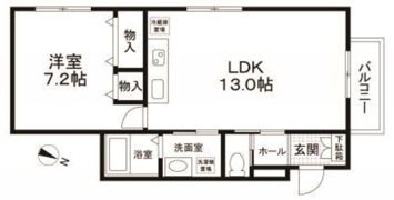 メゾンヤードの間取り画像