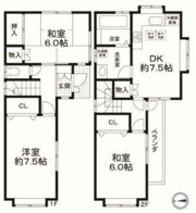 江戸川区松江7丁目戸建の間取り画像