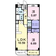 トレフル Dの間取り画像
