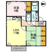 ファミールAKIの間取り画像