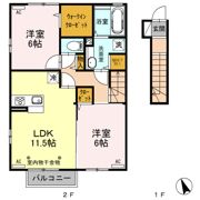 コンソラータ堀之内の間取り画像