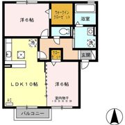 プラム F棟の間取り画像