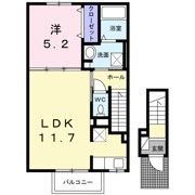 メゾン サンフラワー Aの間取り画像