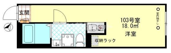 ミント杉田の間取り画像