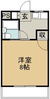 ファーストインK1の間取り画像