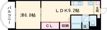 Do水前寺の間取り画像