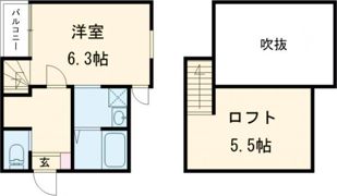 MAHORA MAISON久留米大学駅前2の間取り画像