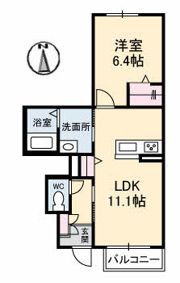 カサ・アロサールの間取り画像