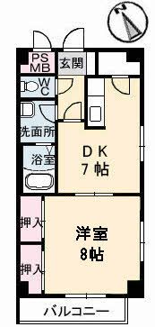 クレシェンド16の間取り画像