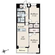 S-RESIDENCE神沢afford キャンペーン中の間取り画像