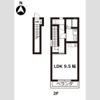 ハイツウエストⅡの間取り画像