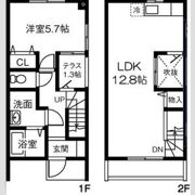 Maisonette park 碧南中央駅 Bの間取り画像