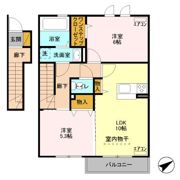 フォーゲルテラス グリューン Ⅳの間取り画像