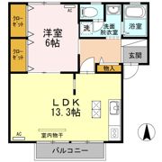 セブンワンテン Bの間取り画像