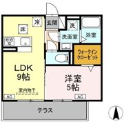 D-crinum 白銀Ⅱの間取り画像