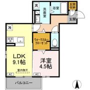 D-crinum 白銀Ⅱの間取り画像