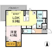 D-crinum 白銀Ⅱの間取り画像