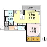 D-crinum 白銀Ⅱの間取り画像