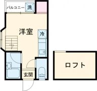 カサブランカ御井の間取り画像