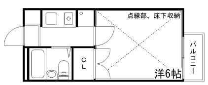 ノーブル青山Ⅰの間取り画像