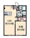 シティハイム大ぜきⅠの間取り画像