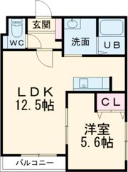 グルーヴコート桔梗の間取り画像