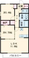 Grand Nord Ⅰの間取り画像