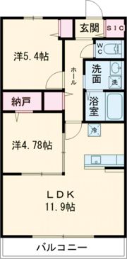 Grand Nord Ⅰの間取り画像