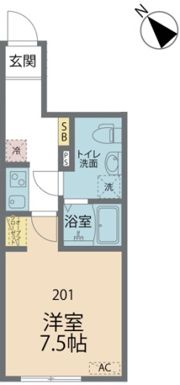 カインドネス小田急相模原南の間取り画像