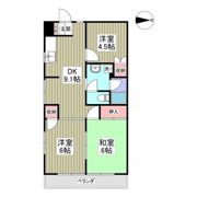レインボーハイツCの間取り画像