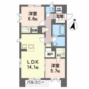 As Viaura Kuwanoの間取り画像