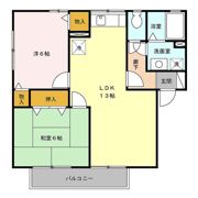 ヴィルヌーブ A/B/Cの間取り画像