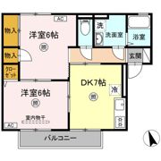 パストラル米原 A棟の間取り画像