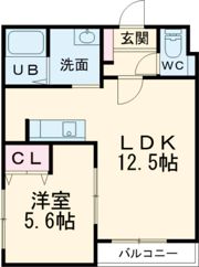 グルーヴコート桔梗の間取り画像