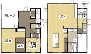 国富戸建の間取り画像