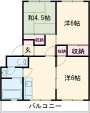 ルシェルブルーはりまの間取り画像