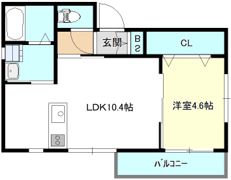 フェンネル長田の間取り画像