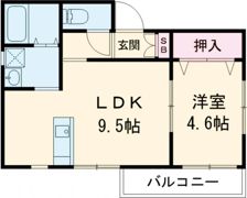 フェンネル長田の間取り画像