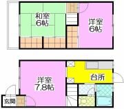 ハイネスハイムAの間取り画像