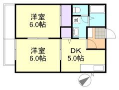 エンデバー B棟の間取り画像