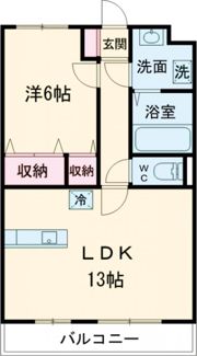 ルーナシティの間取り画像