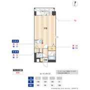 サンセーヌ大名の間取り画像