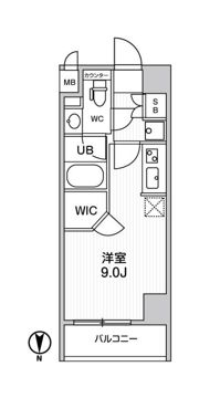 ALTERNA住吉の間取り画像