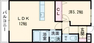 ヨーロピアンシャレー清水万石 参番館の間取り画像